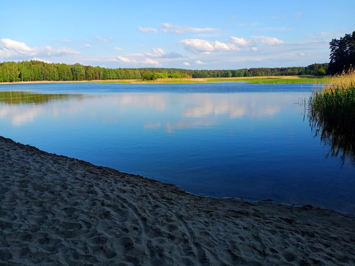 Zalew Echo od strony plaży